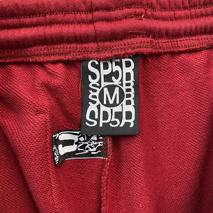 SP5DER VVS SWEATPANTS RED Status Shipping