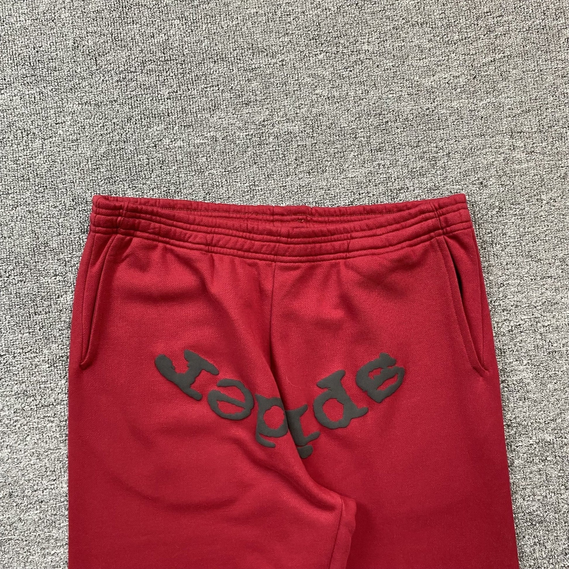 SP5DER VVS SWEATPANTS RED Status Shipping