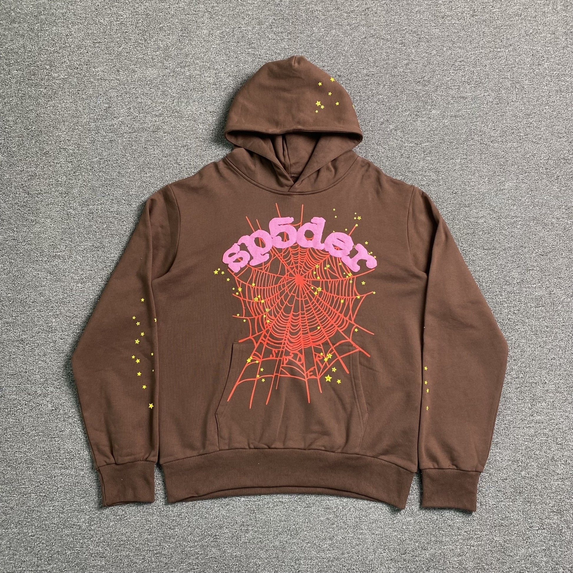 SP5DER WEB HOODIE BROWN Status Shipping