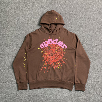 SP5DER WEB HOODIE BROWN Status Shipping
