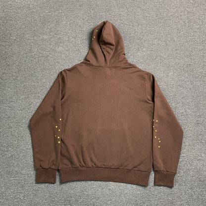 SP5DER WEB HOODIE BROWN Status Shipping