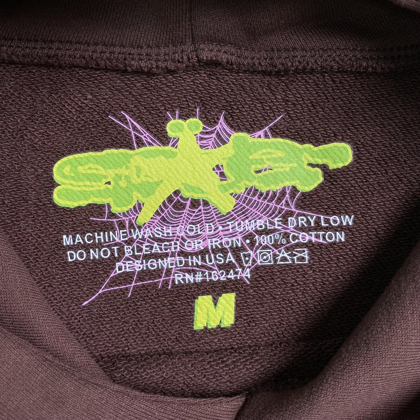 SP5DER WEB HOODIE BROWN Status Shipping