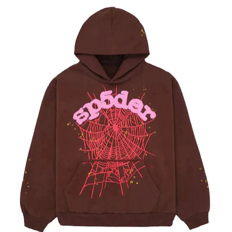 SP5DER WEB HOODIE BROWN Status Shipping