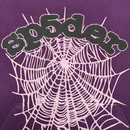 SP5DER WEB HOODIE PURPLE Status Shipping