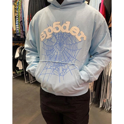 SP5DER WEB HOODIE SKY BLUE Status Shipping